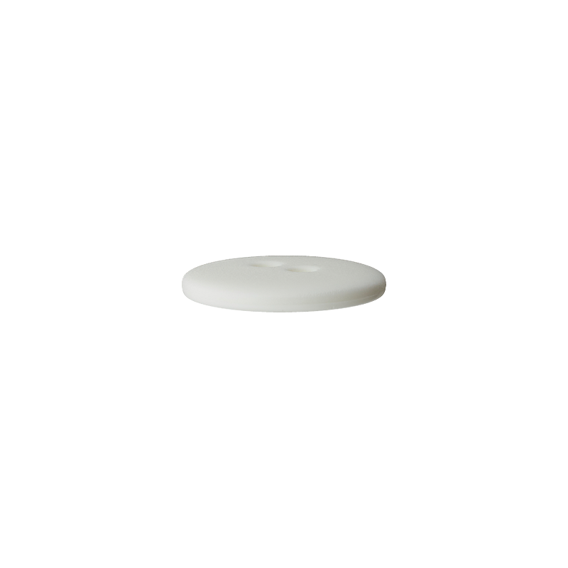 Prym Union Knopf Poly-Button 2 Hole 25mm White - Pack of 2