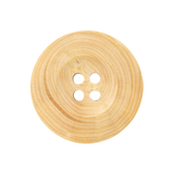 Prym Union Knopf Wood Button 4 Hole 15mm Cream - Pack of 4
