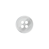 Prym Union Knopf Poly-Button 4 Hole 12mm White - Pack of 4