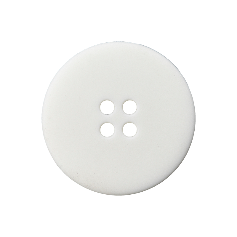 Prym Union Knopf Poly-Button 4 Hole 15mm White - Pack of 4