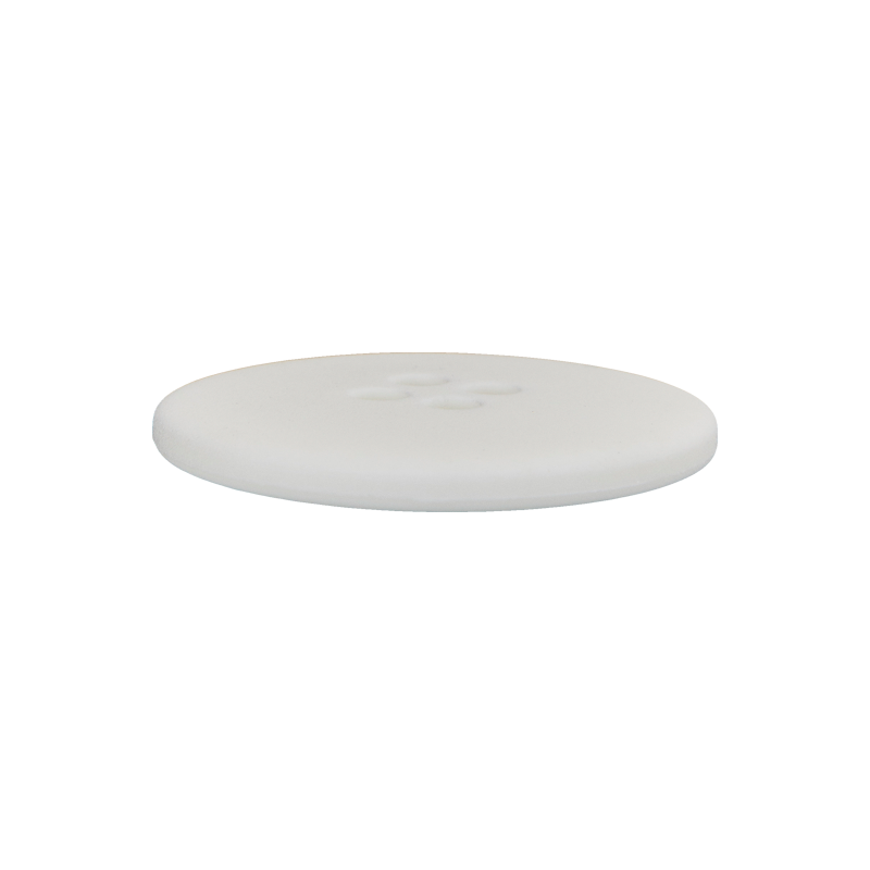 Prym Union Knopf Poly-Button 4 Hole 20mm White - Pack of 2
