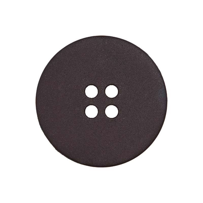 Prym Union Knopf Poly-Button 4 Hole 20mm Black - Pack of 2
