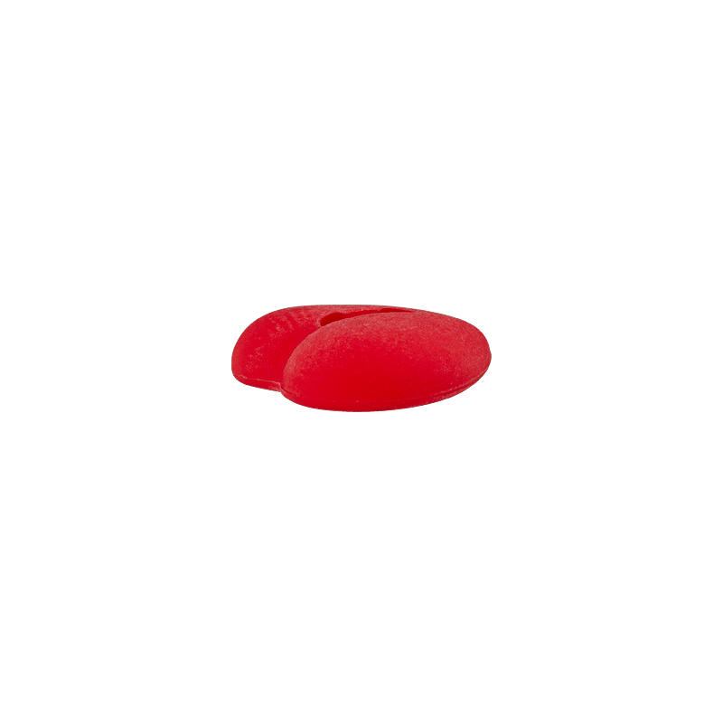 Prym Union Knopf Poly-Button 2 Hole Heart 12mm Red - Pack of 4