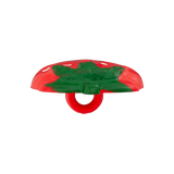 Prym Union Knopf Poly-Button Shank Strawberry 21mm Red - Pack of 2
