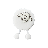 Prym Union Knopf Poly-Button Shank Sheep 18mm White - Pack of 2