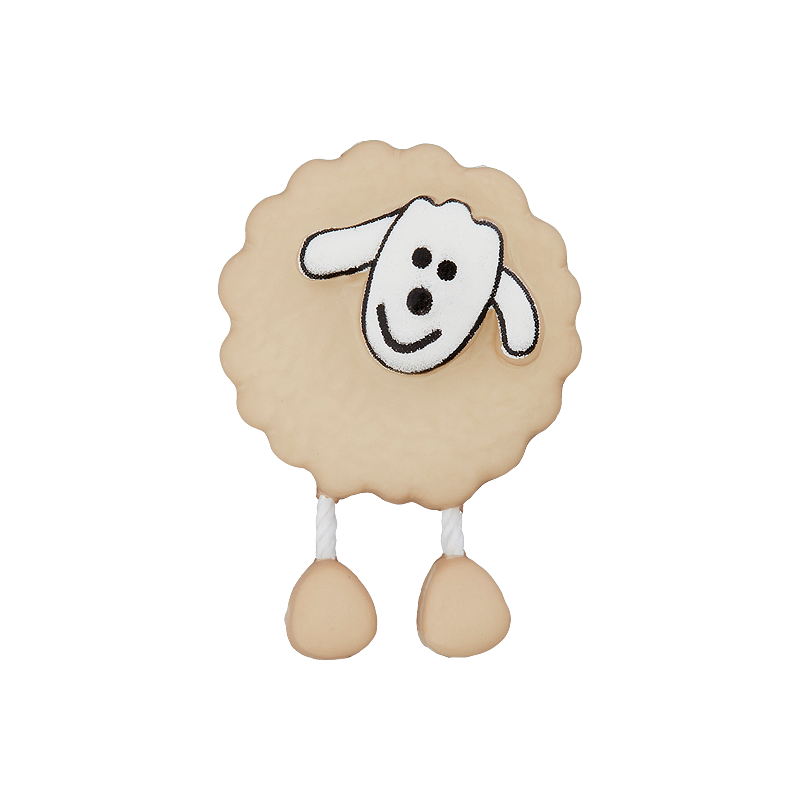 Prym Union Knopf Poly-Button Shank Sheep 18mm Cream - Pack of 2