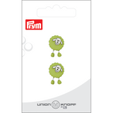 Prym Union Knopf Poly-Button Shank Sheep 18mm L-Green - Pack of 2