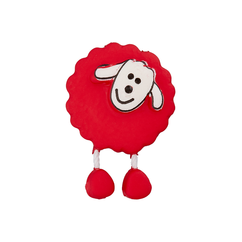 Prym Union Knopf Poly-Button Shank Sheep 18mm Red - Pack of 2