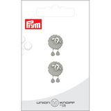 Prym Union Knopf Poly-Button Shank Sheep 18mm L-Grey - Pack of 2