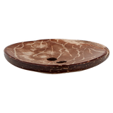 Prym Union Knopf Coconut Button 2 Hole 50mm M-Brown - Pack of 1