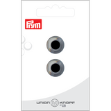 Prym Union Knopf Poly Button Sh.Animal Eye 15mm Transp.- Pack of 2