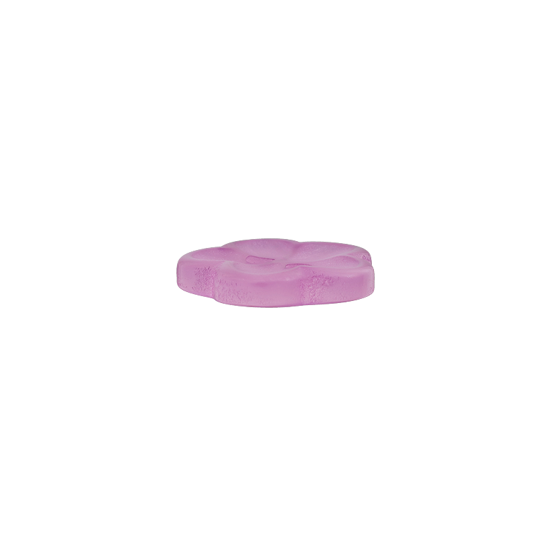 Prym Union Knopf Poly-Button 2 Hole Flower 12mm Lilac - Pack of 4