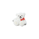 Prym Union Knopf Poly-Button Shank Bear 19mm White - Pack of 2