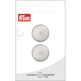 Prym Union Knopf Metal Button Shank 20mm Silver - Pack of 2