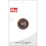 Prym Union Knopf Coconut Button 2 Hole 23mm Light Grey - Pack of 1