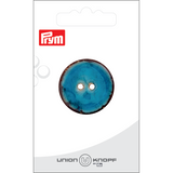 Prym Union Knopf Coconut Button 2 Hole 30mm Dark Turquoise - Pack of 1