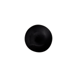 Prym Union Knopf Glass Button 2 Hole 8mm Black - Pack of 4