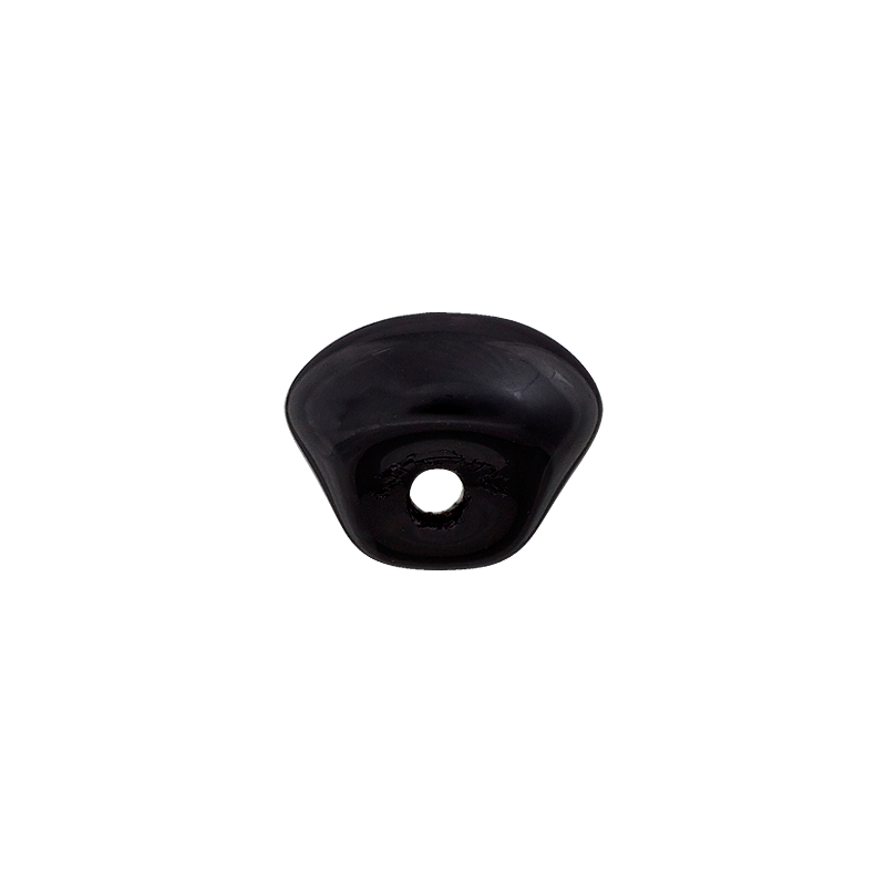 Prym Union Knopf Glass Button 2 Hole 8mm Black - Pack of 4