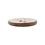 Prym Union Knopf Coconut Button 2 Hole 23mm L-Brown - Pack of 2