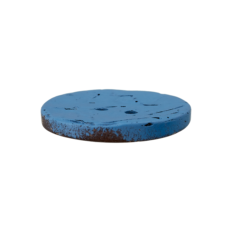 Prym Union Knopf Coconut Button 2 Hole 23mm Blue - Pack of 2