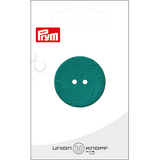 Prym Union Knopf Coconut Button 2 Hole 30mm D-Green - Pack of 1