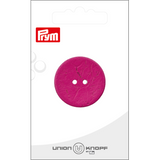 Prym Union Knopf Coconut Button 2 Hole 30mm Pink - Pack of 1
