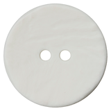 Prym Union Knopf Poly-Button 2 Hole 30mm White - Pack of 6