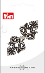 Prym Union Knopf Metal Closure 60mm Antique Silver - Pack of 1