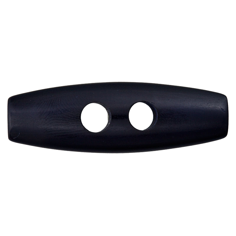 Prym Union Knopf Poly-Toggle 2 Hole 30mm Medium Navy - Pack of 1
