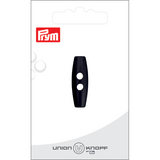 Prym Union Knopf Poly-Button 2 Hole 30mm Black - Pack of 1