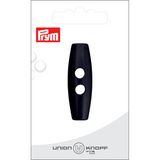 Prym Union Knopf Poly-Button 2 Hole 45mm Black - Pack of 1
