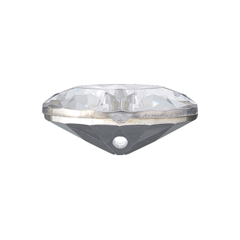 Prym Union Knopf Poly-Button Shank 15mm Transparent - Pack of 4