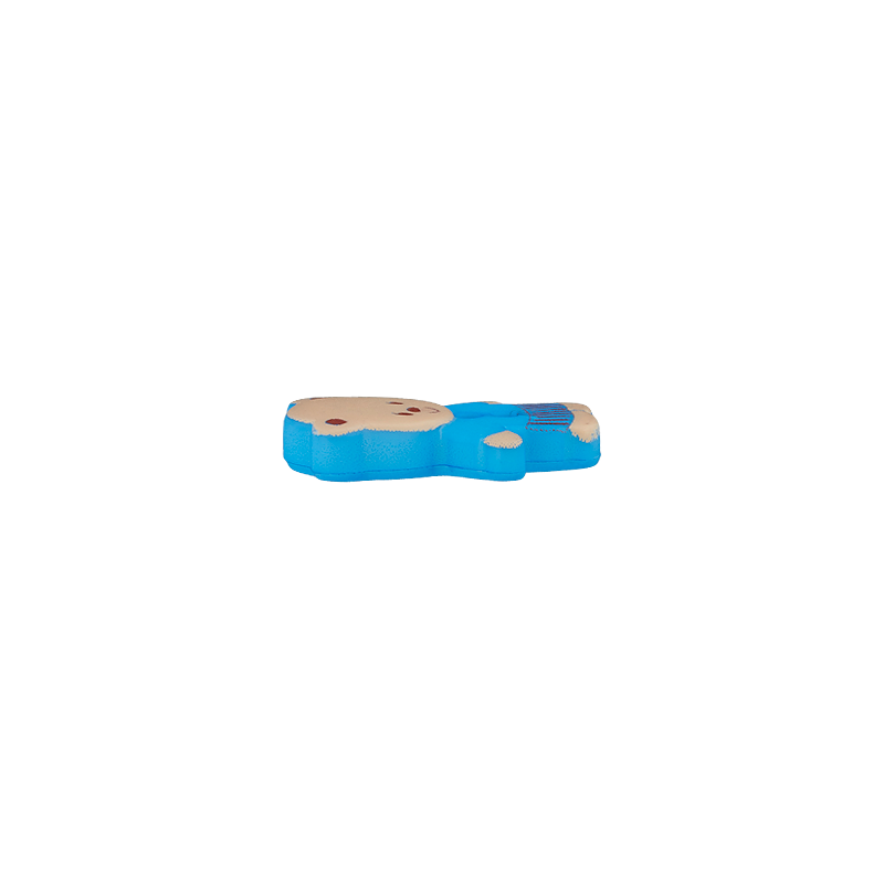 Prym Union Knopf Poly-Button 2 Hole Bear 15mm Blue - Pack of 2