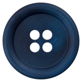 Prym Union Knopf Poly-Button 4 Hole 23mm Navy - Pack of 2