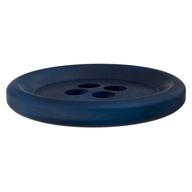Prym Union Knopf Poly-Button 4 Hole 28mm Navy - Pack of 1