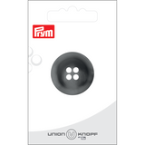 Prym Union Knopf Poly-Button 4 Hole 28mm Medium Grey - Pack of 1