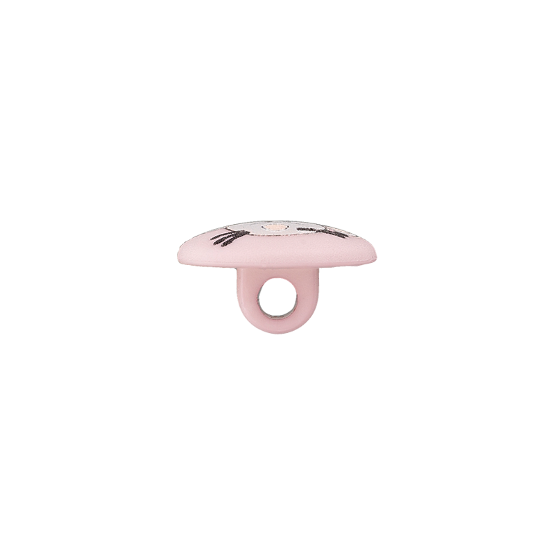 Prym Union Knopf Poly-Button Shank Mouse 12mm Rose - Pack of 3