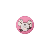Prym Union Knopf Poly-Button Shank Mouse 12mm Pink - Pack of 3
