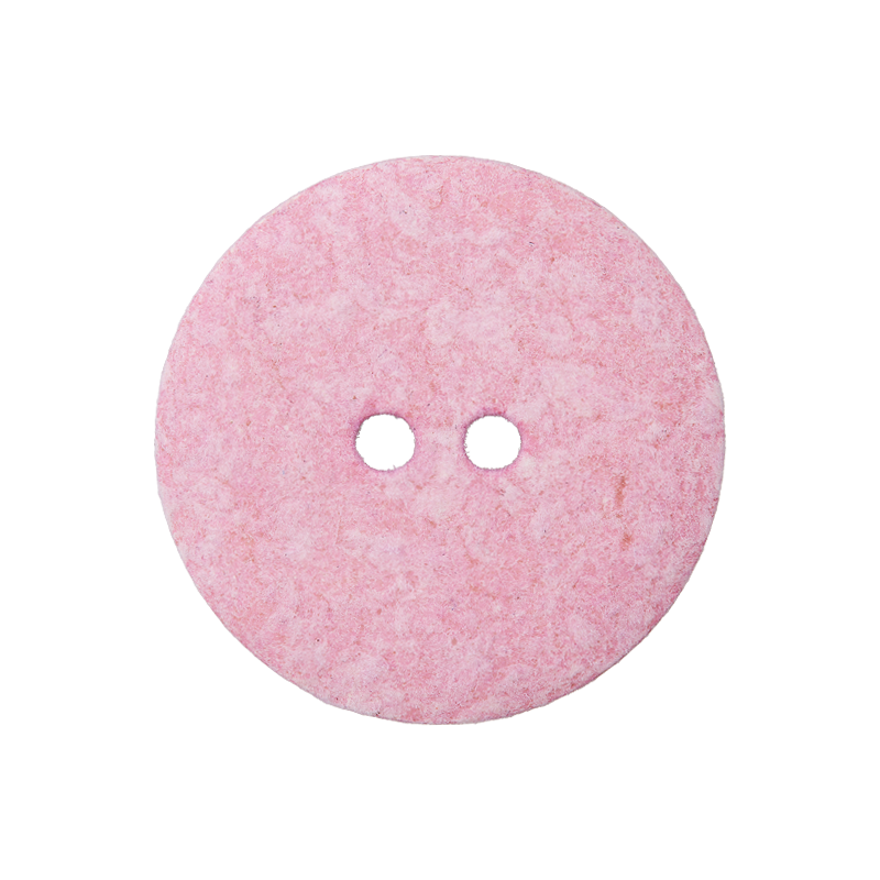 Prym Union Knopf Cott./Poly-Button Rec. 2L 18mm Rose - Pack of 3