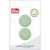 Prym Union Knopf Cott./Poly-Button Rec. 2L 23mm L-Green - Pack of 2