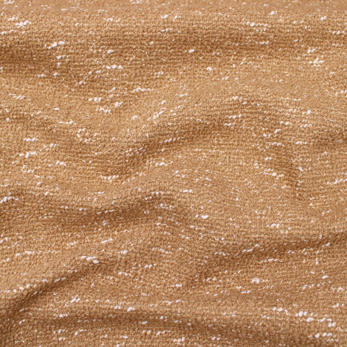 Chunky Tweddy Boucle Weave Beige Ivory
