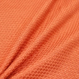 Square Textured Chenille Finely Woven Terracotta