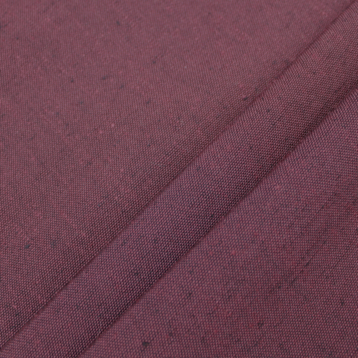 Woven Linen Look Aubergine