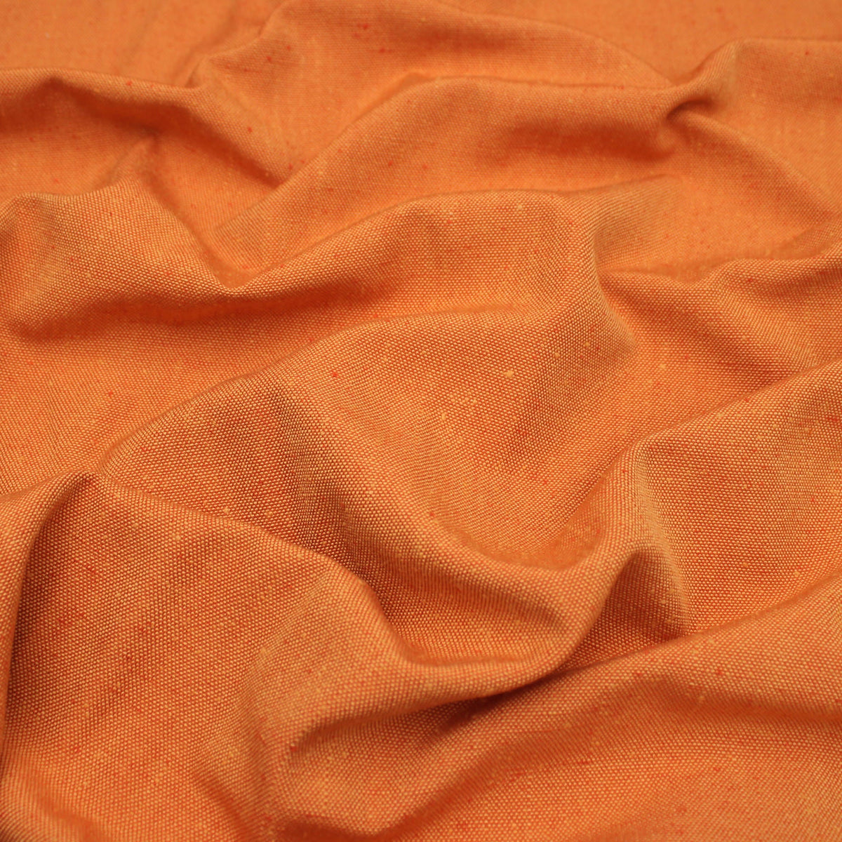 Woven Linen Look Rust