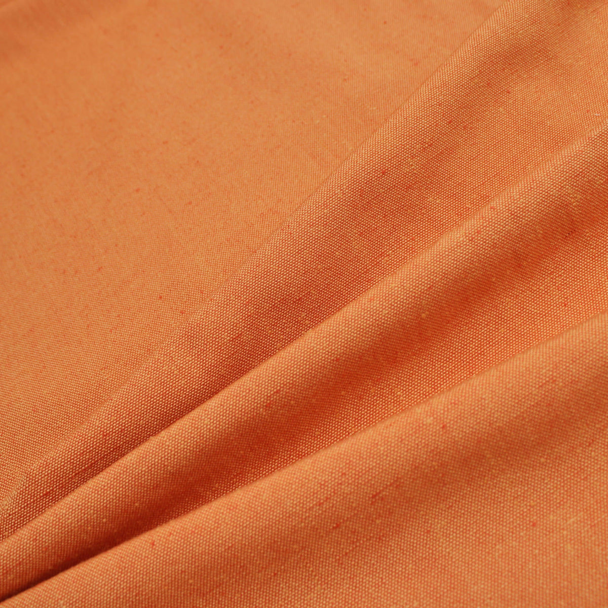 Woven Linen Look Rust