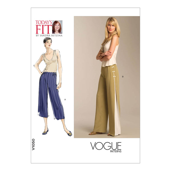 Vogue Misses Skirt/Pants Pants Sewing Pattern V1050OS