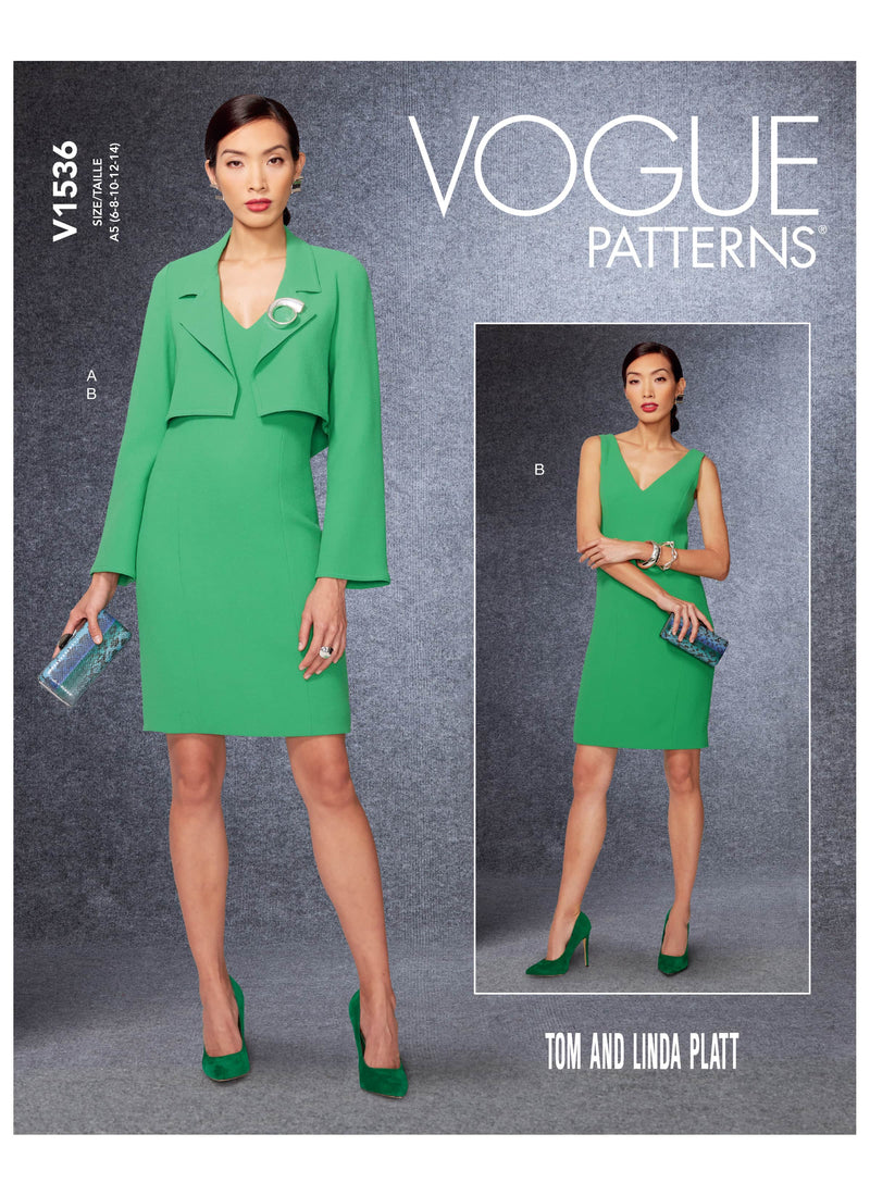 Vogue Misses Dress Sewing Pattern V1536