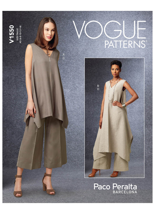Vogue Misses Casual Sewing Pattern V1550