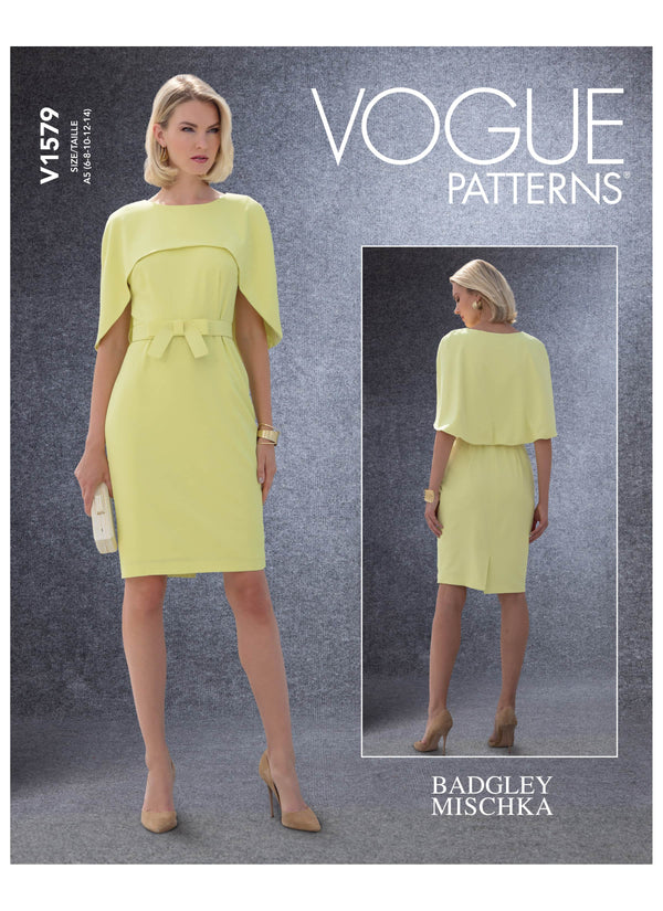 Vogue Misses Dress Sewing Pattern V1579