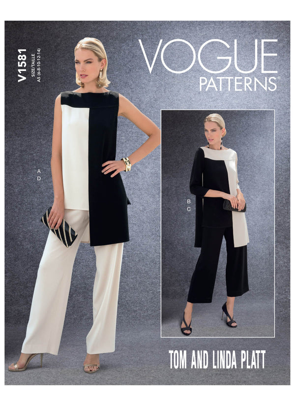Vogue Misses Casual Sewing Pattern V1581